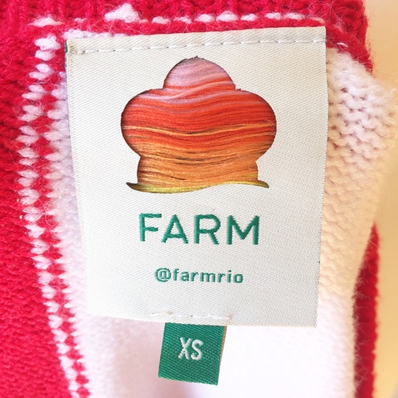 Farm Rio Tropical Floral Color Block Sweater XS - Picture 6 of 9